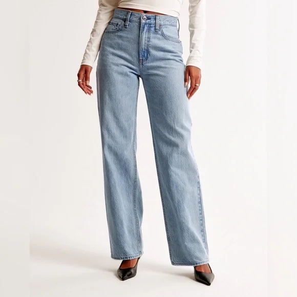 Abercrombie and Fitch The High Rise Loose Jean size 29 Regular - Picture 2 of 13